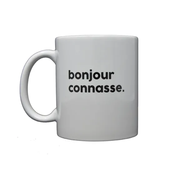 Mug En Porcelaine - Bonjour Connasse