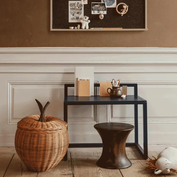 Panier Pomme En Rotin