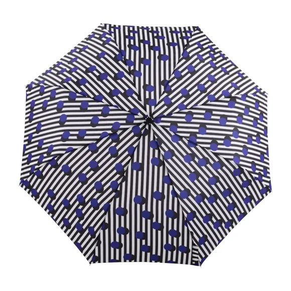 Parapluie A Manche Tete De Canard - Polka Stripe