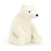 Peluche Elwin Ours Polaire - H 21 Cm