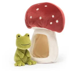 Peluche Grenouille De La Faune Forestiere