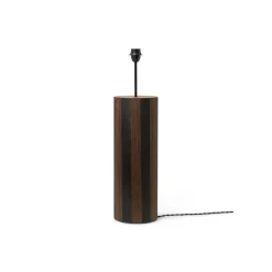 Pied De Lampadaire Post Chene - O 18 X H 70 Cm - Lines