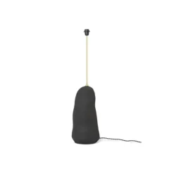 Pied De Lampe Hebe En Ceramique - H 100 Cm - Noir