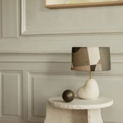 Pied De Lampe Hebe H 30 Cm - Blanc Casse