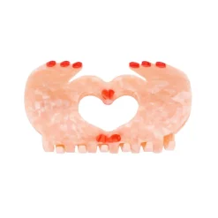 Pince A Cheveux Amour - Blanc