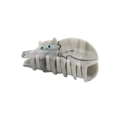 Pince A Cheveux Chat Gris