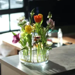 Pique A Fleurs Cercle Kenzan - O 20 Cm - Noir Cuivre