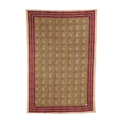 Plaid Botanical En Coton - L 220 X L 140 Cm