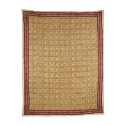 Plaid Botanical En Coton - L 220 X L 140 Cm