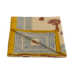 Plaid Tala Palmtree En Coton - Sand