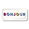 Plateau Bonjour - 32 X 15 Cm - Multicolore