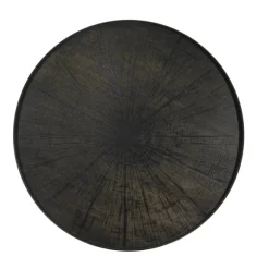 Plateau En Bois Black Slide - O 92 Cm