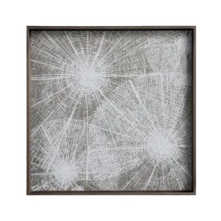 Plateau En Bois White Slice - Marron