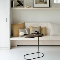 Plateau En Verre - Bronze Organic - Oblong - 71 X 36 Cm