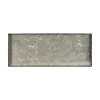Plateau En Verre Fossil Organic - Gris