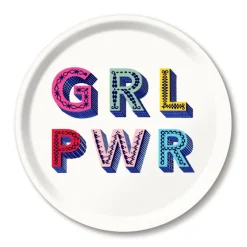 Plateau Girl Power - O 31 Cm - Multi