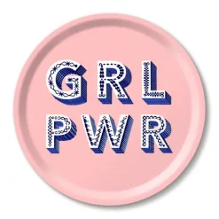 Plateau Girl Power - O 31 Cm - Pink