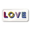 Plateau Love - 32 X 15 Cm - Multicolore