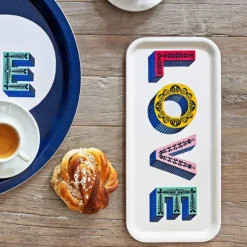 Plateau Love - 32 X 15 Cm - Multicolore