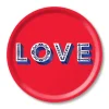 Plateau Love - O 39 Cm - Rouge