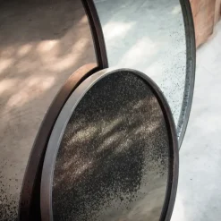 Plateau Miroir - Bronze Mirror - O 61 Cm