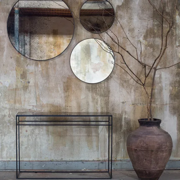 Plateau Miroir - Bronze Mirror - O 61 Cm