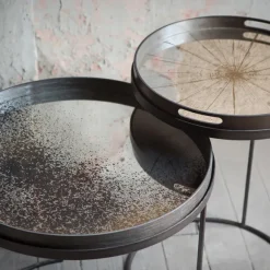 Plateau Miroir - Slice Mirror - O 48 Cm