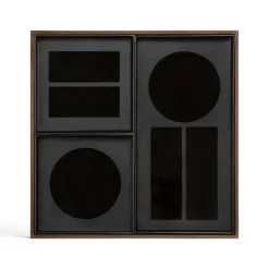 Plateau Organisateur De Bureau Charcoal Walnut