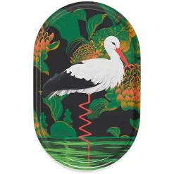 Plateau Ovale Zigogne - 44 28 Cm