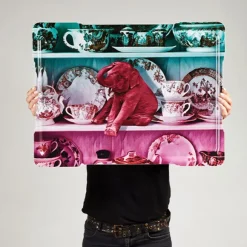 Plateau Rectangle Dinetto En Bouleau - 46 X 61 Cm