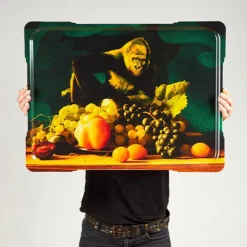 Plateau Rectangle Gorizen En Bouleau - 46 X 61 Cm