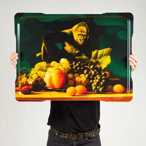 Plateau Rectangle Gorizen En Bouleau - 46 X 61 Cm