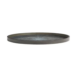 Plateau Rond En Bois White Slice O 92 Cm - Marron