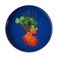 Plateau Rond Rascaqueen En Fer - O 33 Cm