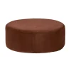 Pouf Velours Wind - Cafe Caramel