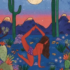 Puzzle Desert Yoga By Olivia Burki - 500 Pieces