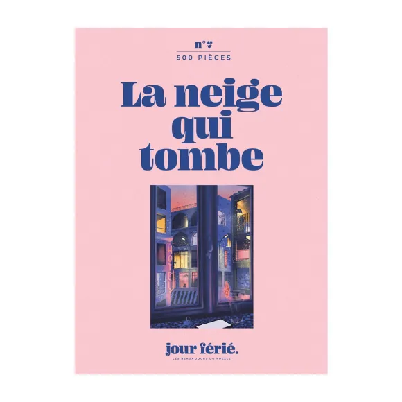 Puzzle La Neige Qui Tombe - 500 Pieces