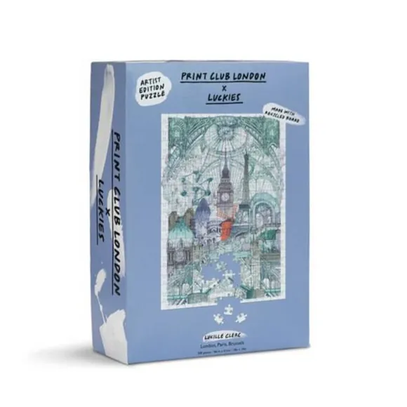 Puzzle London Paris Brussels - Lucille Clerc - 500 Pieces