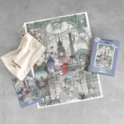 Puzzle London Paris Brussels - Lucille Clerc - 500 Pieces