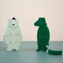 Puzzle Mr Crocodile En Bois