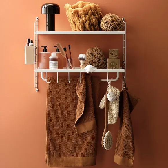 Rangement Mural Bathroom - 58 X 50 X 20 Cm - Blanc