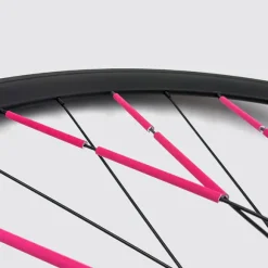 Reflecteurs Pour Rayons De Velo - Rose Fluo