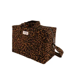 Sac Sauval City Bag En Coton Recycle - Leopard