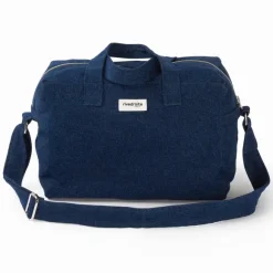 Sac Sauval City Bag En Coton Recycle - Denim Brut