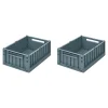 Set De 2 Caisses Weston M - Bleu Baleine