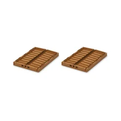 Set De 2 Caisses Weston S - Golden Caramel