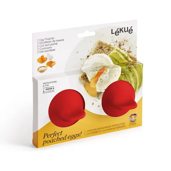 Set De 2 Cuit-Oeufs Poches - Rouge