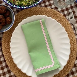 Set De 2 Serviettes Ric-Rac