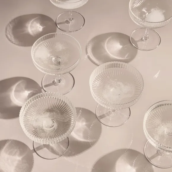 Set De 2 Verres A Champagne Ripple