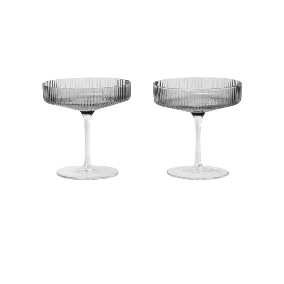 Set De 2 Verres A Champagne Ripple